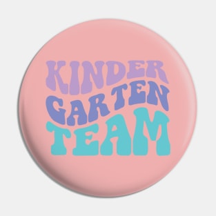 KINDERGARTEN team Pin