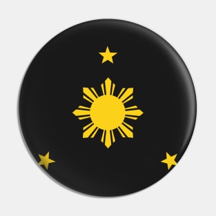 Philippines Sun and Stars Pin