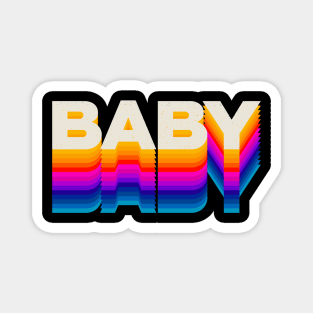 4 Letter Words - BABY Magnet