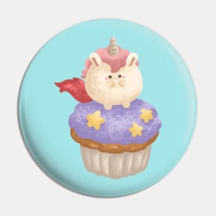 Unicorn Cupcake Pin