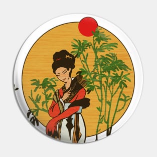 Geisha - Traditional Japanese Style Drawing Pin