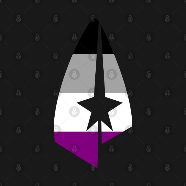 Pride Asexual Treksphere Logo by Treksphere