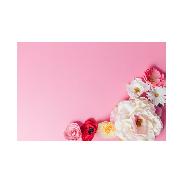 Pretty Pink Flowers by NewburyBoutique