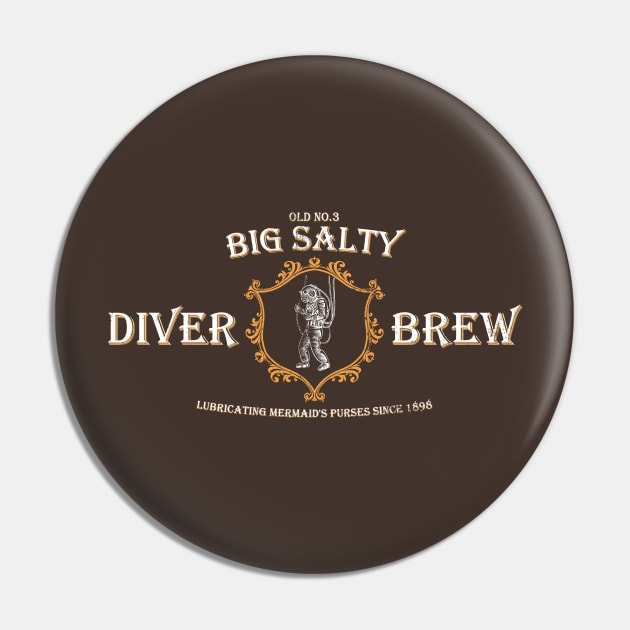 Big Salty Diver Brew Pin by TCP
