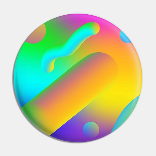 Fluid Gradient Pin by theartistmusician