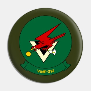 VMF 313 Lilly Packin' Death Falcons Pin