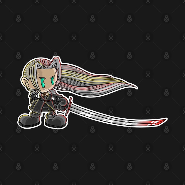 Haunted Sephiroth by chrisnazario