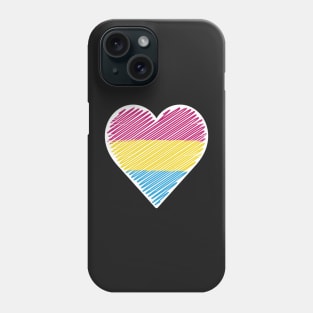 Pansexual - Lgbt Pride Heart Phone Case