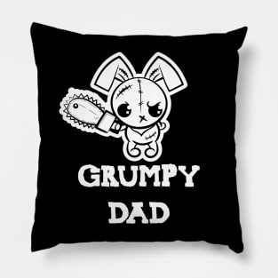 Grumpy Dad Voodoo Bunny Pillow