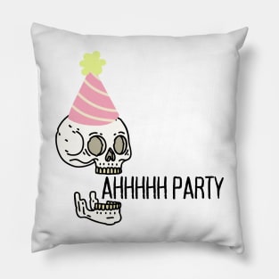 Screaming skull Pillow