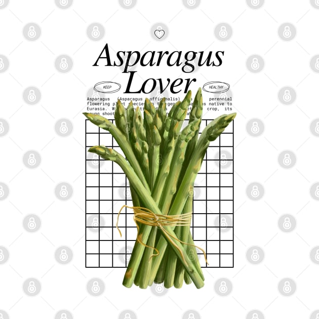 Asparagus Lover - Real Vegetables Food by Millusti