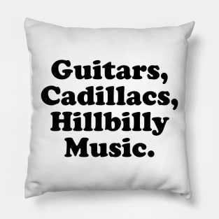 Guitars, Cadillacs, Hillbilly Music Dwight Yoakam Black Pillow