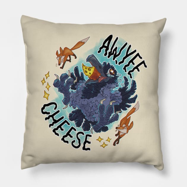 Aw Yee Cheese Pillow by Still Winter Craft