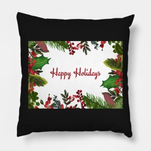 Happy holidays Pillow