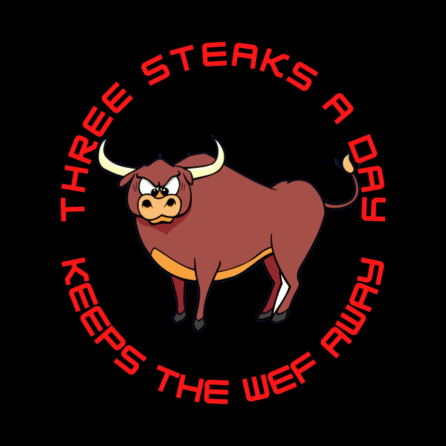 Three steaks a day keeps the WEF away by Carnigear