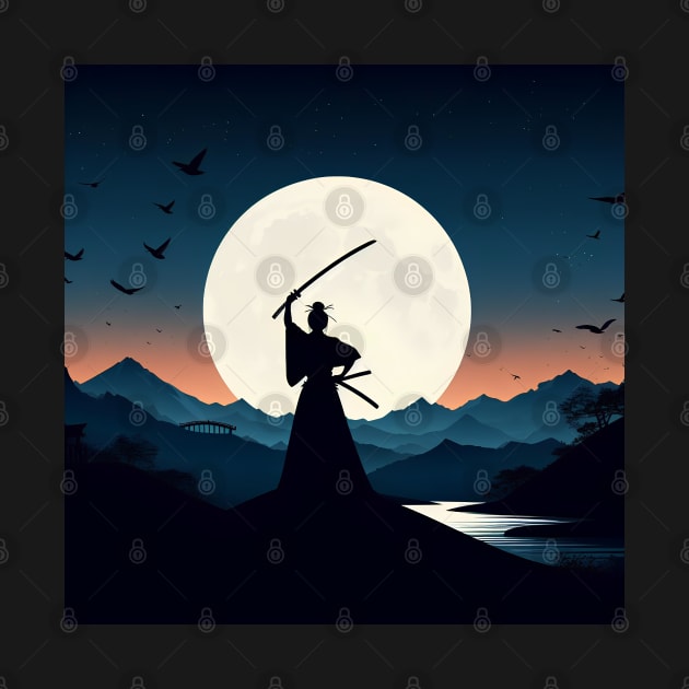 Samurai Silhouette #22 by kreasioncom