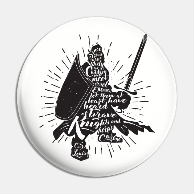 Knight: C.S. Lewis Pin by DavidByronHicks