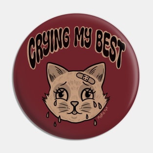 Crying my best Pin