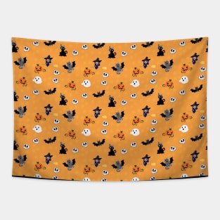 HAPPY HALLOWEEN PATTERN Tapestry