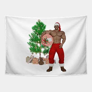 Chrismas-hunk Tapestry