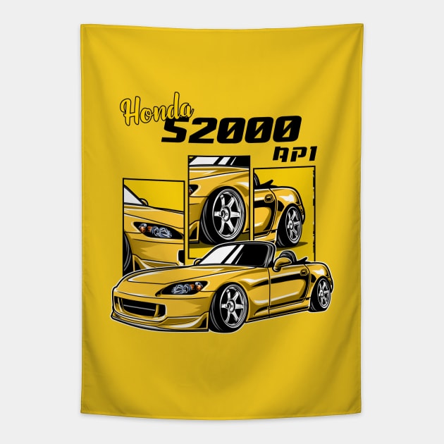 Honda s2000 Tapestry by mirailecs