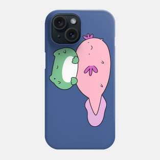 Little Frog and Axolotl Phone Case