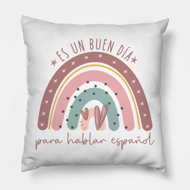 Maestra - Spanish teacher latina - bilingual teacher Pillow by OutfittersAve