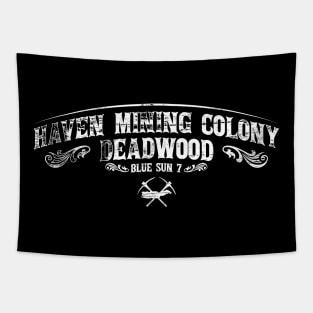 Haven Mining Colony Tapestry