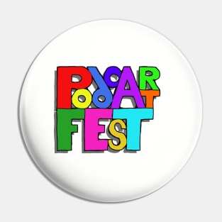 PodcArt Fest Official Tees! Pin