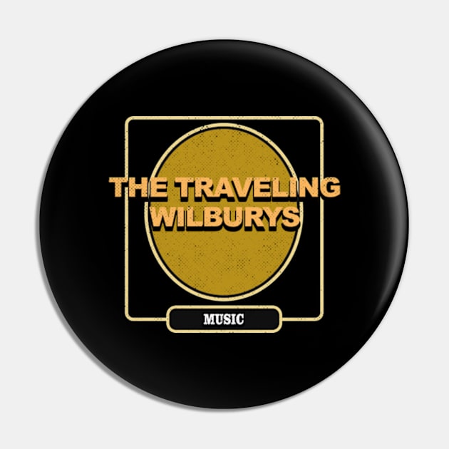 The Traveling Wilburys 19 Design Pin by Rohimydesignsoncolor
