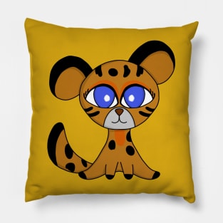 Jaguatirica Cute Ocelot Baby Pillow