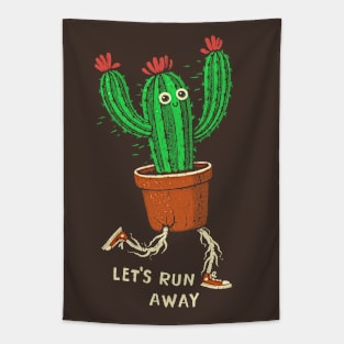 Let's run away Tapestry