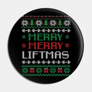 Merry Merry Liftmas Pin