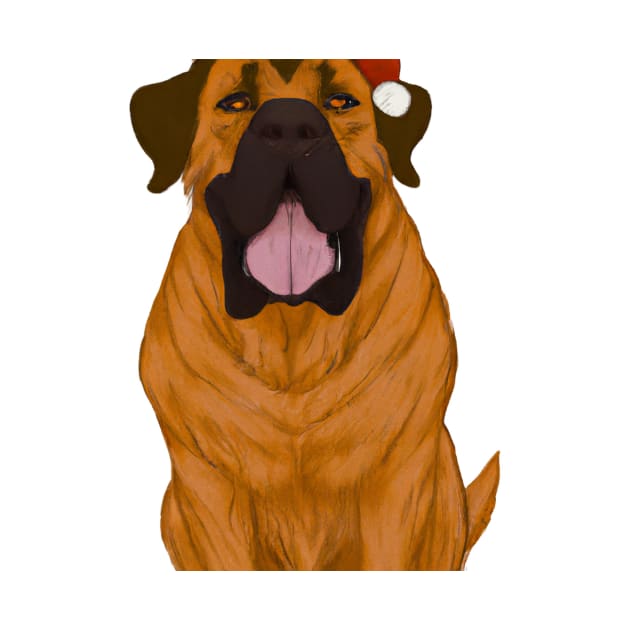 Cute Mastiff Drawing by Play Zoo