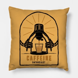 CAFFEINE ENTHUSIAST Pillow