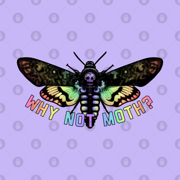 Why Not Moth? Rainbow by Art by Veya