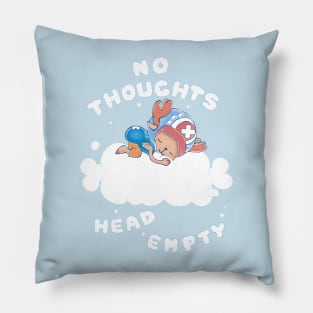 No Thoughts Head Empty Pillow