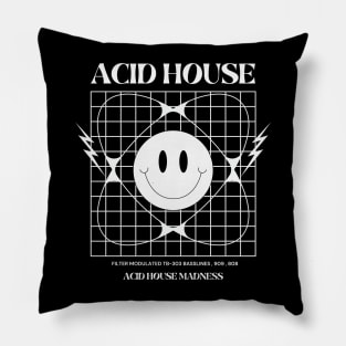 ACID HOUSE  - 303 Grid Madness Pillow