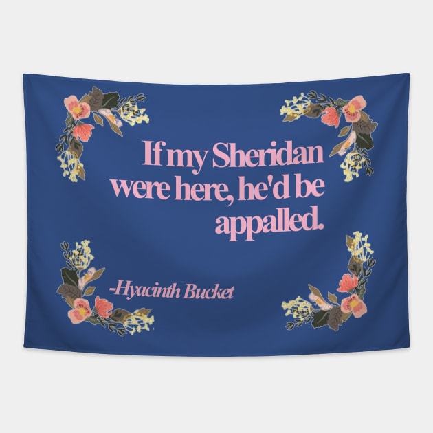 Hyacinth Quotes Tapestry by jeremiahm08