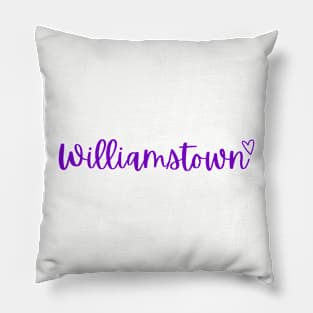 williamstown script Pillow