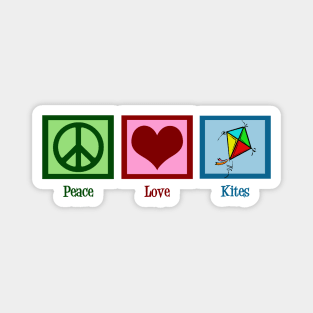 Peace Love Kites Magnet