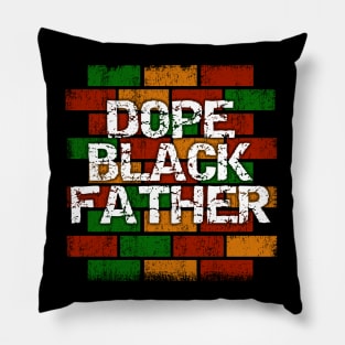 Dope Black Father Urban Wall Pillow