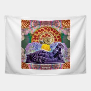 Pizza Sunrise Venus Tapestry