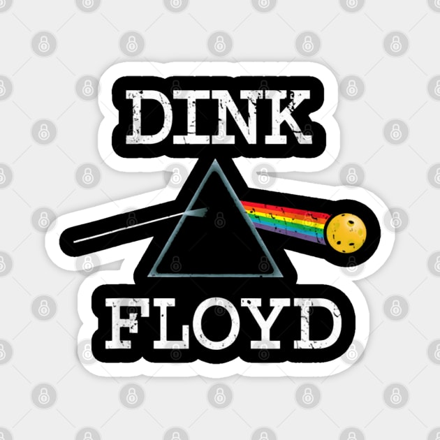 Dink Floyds Funny Pickleball Magnet by Ink Lines