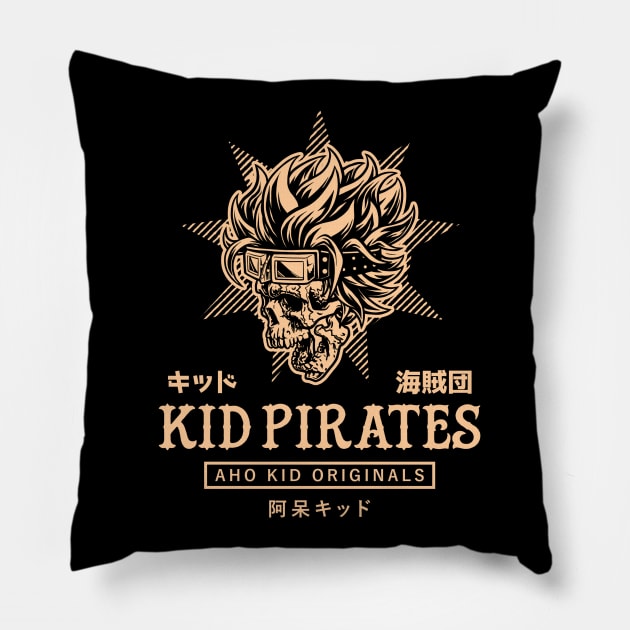 Captain Kid - Front & Back Pillow by Aho Kid