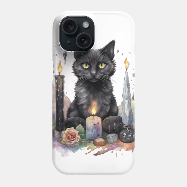 Witch's Familiar Phone Case by Goddess Designs