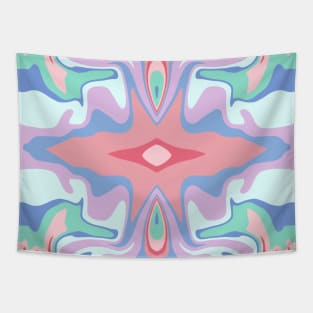 Abstract vibes - colorful Tapestry