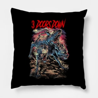 3 DOORS DOWN BAND DESIGN Pillow