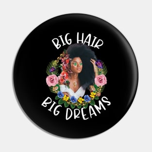 Big Hair Big Dreams Afro Curly Hair Pin