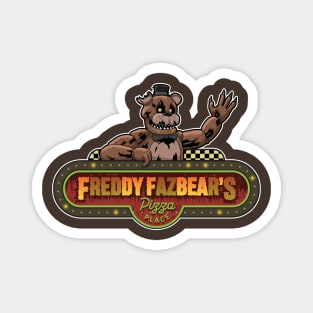 FNAF Nightmare Freddy Movie sign Magnet